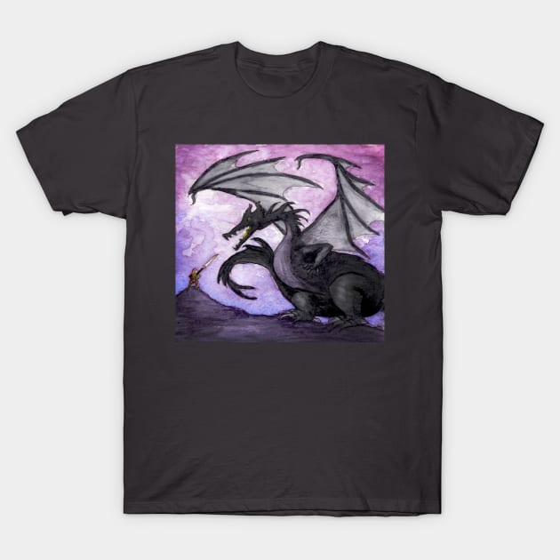 The Fight with Maleficent T-Shirt by DanaBeyer